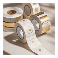 Hot Sell Business Card Feuille d'or Kiss Cut Sticker Sheet Printing