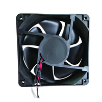 Ventilateurs axiaux industriels à roulement à billes DC 12025 12cm 120x120x25mm 12V 24V 48V pour radiateur