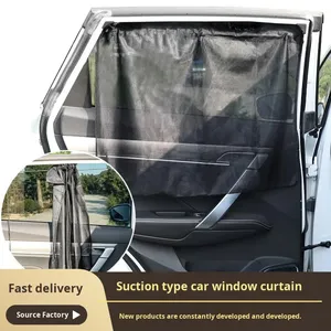 Cortinas para Coche con Ventosas, Malla Engrosada Ventilada y Transpirable, Parasol Lateral para Ventana, Instalación Rápida, Kits Interiores - Product Image 2