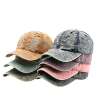 Gorra de Béisbol Personalizada, Estilo Vintage, Lavada, Desgastada, con Cierre a Presión, Bordada a Mano, con Logotipo Deportivo, Estilo Urbano