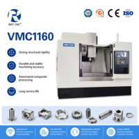 Centre d'usinage vertical CNC VMC1160 haute précision 3 axes avec broche taïwanaise pour le traitement des moules