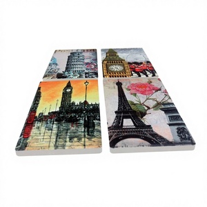 Aimants de réfrigérateur en céramique personnalisés à bas prix pour la vente en gros, souvenirs touristiques, aimants de réfrigérateur en céramique personnalisés à bas prix - Product Image 2