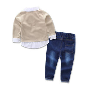 <strong>3</strong> Pcs/Set <strong>Vest</strong>+Shirt+Pant Kids Clothes set Boys Winter Clothing - Product Image 4