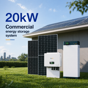 All-In-One 20KW 40KWH Solar <b>Energy</b> <b>Storage</b> <b>System</b> Hybrid Cabinet for Home & Commercial Uninterrupted Power Supply - Product Image 1