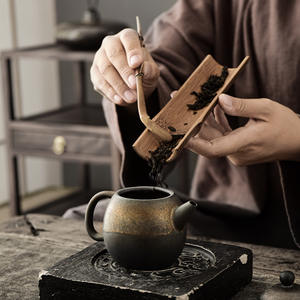Tetera Japonesa Antigua Hecha a Mano con Dorado, Juego de Té <span class=keywords><strong>Kung</strong></span> <span class=keywords><strong>Fu</strong></span> de Porcelana, Hervidor Individual, Jarra de Mano, Pequeño Dispositivo para Hacer Té - Product Image 4