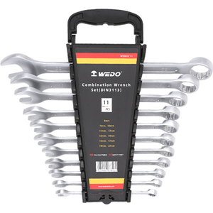 ชุดประแจรวม WEDO 11 ชิ้น, DIN3113 ผิวขัดเงาอย่างสมบูรณ์, ป้องกันสนิม, ความแข็งแรงสูงสำหรับการบำรุงรักษาประจำวัน - Product Image 1