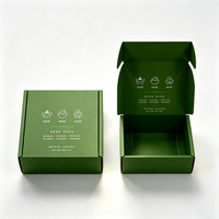 Boîtes d'expédition personnalisées en carton écologique pour les marques de bien-être avec logo imprimé et impression intérieure