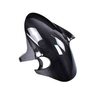Garde-boue avant en fibre de carbone 3K véritable carbone pour Aprilia RSV4 Tuono <span class=keywords><strong>V4R</strong></span> - Product Image 4