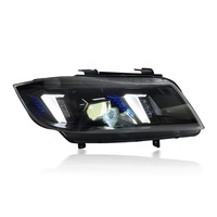 Accessoires de voiture, phares LED pour BMW Série 3 E90 330i 320i 2005-2012, yeux de serpent bicolores, phares plug and play