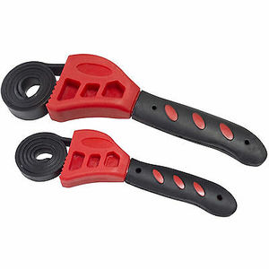 <span class=keywords><strong>2PC</strong></span> Phổ Có Thể Điều Chỉnh Tự Làm Dây Đeo Cao Su Vành Đai Lọc Dầu Cờ Lê Thiết Lập Tùy Chỉnh OEM Tự Động Xe Sửa Chữa Công Cụ Jar Nắp Ống Nước - Product Image 2