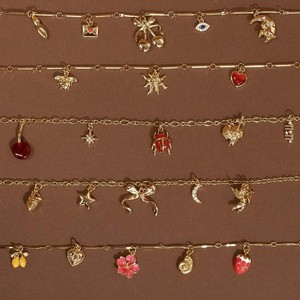 D448 Elegante <span class=keywords><strong>Ciondolo</strong></span> in Acciaio Inox a Forma di <span class=keywords><strong>Coccinella</strong></span>, Fungo, Fiore, Ciliegia, Accessorio Smaltato per Creazione di Gioielli da Donna - Product Image 3