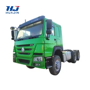 Gebruikte Sino Howo 6X4 Prime Mover Truck Tractor Oplegger Head Truck