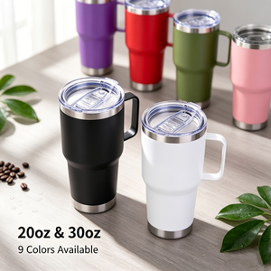 Stainless Steel Tumbler Double Wall Vacuum <b>Insulated</b> Travel <b>Mug</b> with Lid Wide Mouth for Office Camping Car - Product Image 3