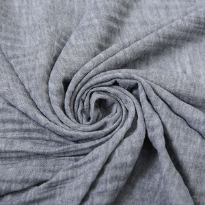 Nueva bufanda larga de algodón mercerizado con Jersey arrugado, gasa de alta calidad, marca de algodón de Color puro, bufanda musulmana de invierno 2020 para mujer - Product Image 4