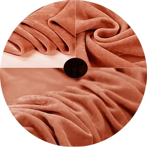 orange plain solid dyed silk base velvet fabric silk backing viscose fabric