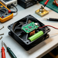 Module de surtension pour batterie au lithium, carte PCB de contrôleur de ventilateur sans balais rechargeable 9V 12V, accessoires de réparation électronique DIY