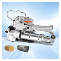 Machine de cerclage pneumatique semi-automatique A19 pour sangles PP/PET, outil de cerclage de cartons à friction thermofusible, facile à utiliser, machine d'emballage