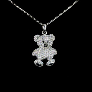 สร้อยคอประดับมอยซาไนต์ระยิบระยับพร้อมดีไซน์หรูหราเหนือกาลเวลา เหมาะสำหรับของขวัญเพื่อนเจ้าสาวในงานแต่งงานหรือวันเกิด - Product Image 3