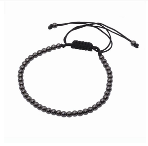 Adjustable 4mm Stainless Steel <strong>Bead</strong> <strong>Bracelet</strong> 46pcs Ball Beaded Handmade Silver Gold Black Rose Plating Jewelry Gift - Product Image 5