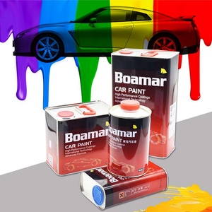 สีอะคริลิคเคลือบสีรถยนต์ 1K สีเมทัลลิกมาตรฐาน PU โพลียูรีเทน สำหรับพ่นซ่อมแซมรถยนต์ ผลิตภัณฑ์ดูแลรักษารถยนต์ - Product Image 3