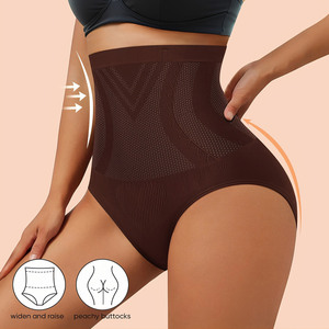 Wholesale Slimming Body Shaper <strong>Underwear</strong> Bodyshape Panty High <strong>Waist</strong> Tummy Control Brief Flat Tummy Shaper - Product Image 4