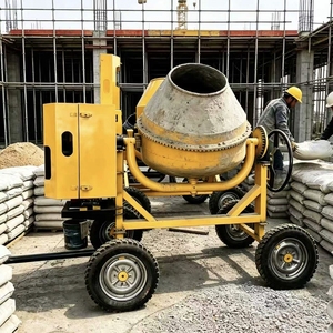 Mezcladora de Concreto Móvil HK-700-4D de 700L de Gran Capacidad, Motor Diésel, 4 Ruedas, Tambor Inclinable Portátil, Máquina Mezcladora de Cemento - Product Image 3