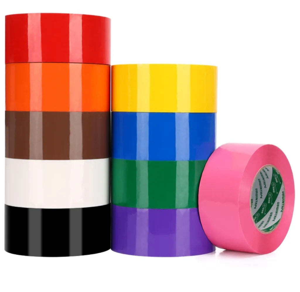 Factory direct from in china of packing tape 3 inch low-priced red blue green brown color clear packing tape
