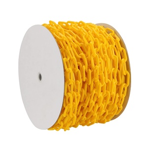 Factory Wholesale 3mm 6mm 8mm 10mm Conveyor <b>Belt</b> Link Head Barrier Plastic <b>Chain</b> for Traffic Cone - Product Image 2