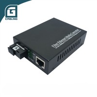 Convertidor de Medios Ethernet de Fibra Óptica Gcabling Mini 20KM SC LC SM 1550/1310nm, Gigabit Ethernet, Fibra Óptica 10/100/1000 Mbps