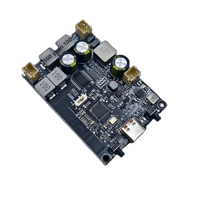 2x10W TWS  5.0 Amplifier Board Type-C High Power Dual Channel with Bass Boost DSP for DIY Speaker