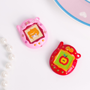 Porte-clés rotatif personnalisé <span class=keywords><strong>Tamagotchi</strong></span> Beat Game Console en acrylique, motif dessin animé, mignon, pour sac ou téléphone - Product Image 6
