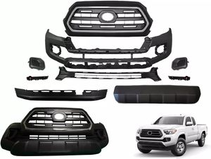 Topzonauto <span class=keywords><strong>Nouveau</strong></span> Kit de Cache de Pare-chocs Avant avec Grilles Inférieures et Feux Anti-brouillard pour 2016-2023, en Plastique à Fixation par Vis, Garantie 1 An - Product Image 2