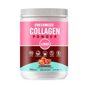 Collagen Peptides Powder Of Oem Flavored Collagen Peptides Powder Hydrolyzed Collagen Peptide Powder