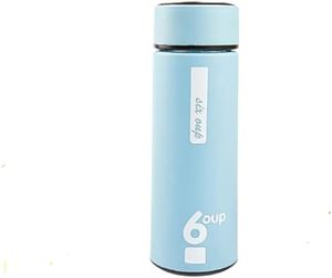 Hot Selling Classic 450ml Portable Eco-Friendly Glass Water <b>Bottle</b> with 2 Cups for Business Events Gift and Custom Logo - Product Image 1
