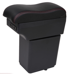 Russie voiture noir PU cuir USB Design Console centrale accoudoir boîte de rangement pour Nissan Terrono - Product Image 5