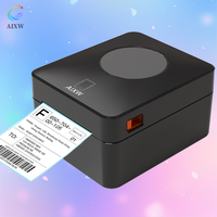AIXW Impresora Térmica de Escritorio para Etiquetas Adhesivas y Etiquetas de Envío, Ideal para Pequeñas Empresas, 110mm