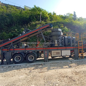 Frantoio a Impatto Mobile Cingolato Multifunzionale per Edilizia con Cuscinetti e Motore per Vari Materiali in Pietra - Product Image 1