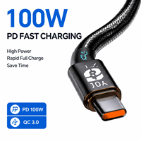 Cable de Datos USB-C de Carga Súper Rápida de 0A 240W con Diseño Trenzado Resistente para Teléfono Móvil y Transferencia de Energía de Alta Velocidad