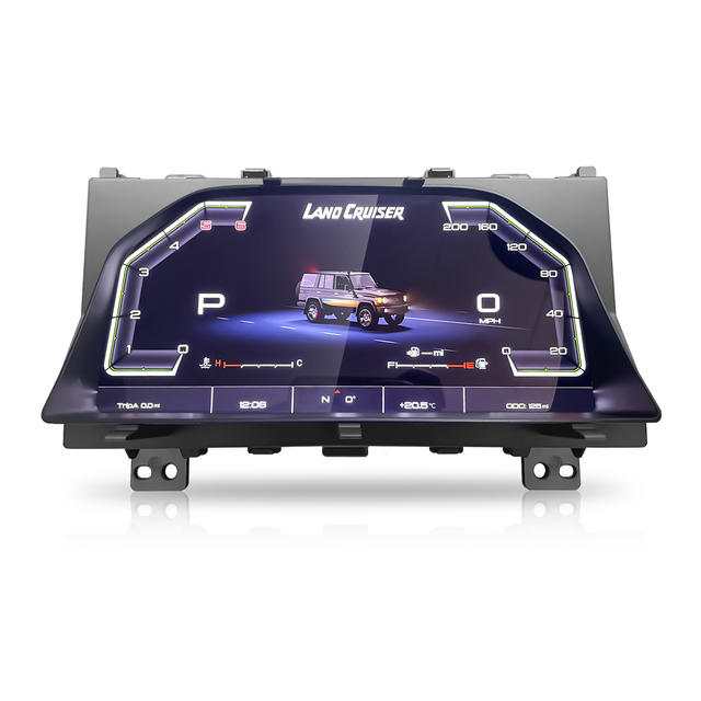 New Upgrade For Toyota Land Cruiser LC70 LC76 LC79 Car LCD Dashboard Digital Cluster Instrument Auto Speedometer Virtual Cockpit