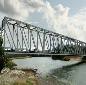 Bâtiments préfabriqués à longue portée, pont Bailey pour le franchissement de larges vallons et de profondes gorges - Product Image 4