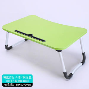 Table de <span class=keywords><strong>lit</strong></span> pliable <span class=keywords><strong>portable</strong></span> pour <span class=keywords><strong>ordinateur</strong></span> <span class=keywords><strong>portable</strong></span>, pour étudiants en dortoir, simple, légère, bleue, avec porte-gobelet - Product Image 4