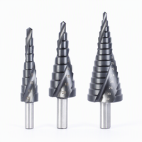 Foret étagé M35 en cobalt avec revêtement TiAlN, HSS, pour percer le métal, ouvre-trou pour acier inoxydable 4-12/4-20/4-32mm