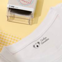 Tampon nominatif OEM ODM pour vêtements, tampon personnalisé pour vêtements, tampon pour tissu, marqueurs pour vêtements, tampon textile, tampon nominatif pour garderie