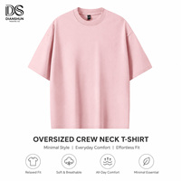 T-shirt Sport Hip Hop 100% Coton Coupe Boxy 220 Grammes Ample Sérigraphié Anti-rétrécissement Tissu Tricoté Respirant Homme Femme