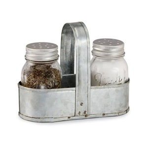 Caddy de sal y pimienta con estilo clásico, nuevo diseño decorativo hecho a mano, el más vendido - Product Image 1