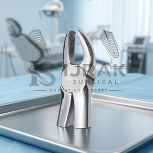 คีมถอนฟัน ฟันหน้าบน รากฟัน สแตนเลส เครื่องมือผ่าตัดแบบใช้มือ คลาส 1 - Product Image 1