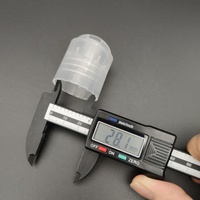 24mm 28mm Blanc PP Plastique Presse Bec Shampooing Bouteille Couvercle 28-410 Plastique Disque Top Presse Cap Fermeture pour Emballage Boîtes Emballage