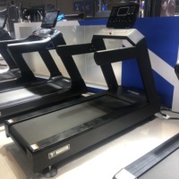 Tapis roulant électrique professionnel avec écran LED, design portable, inclinaison manuelle, moteur 3-7 CV