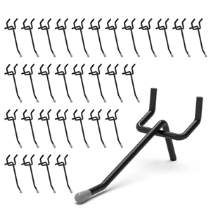 Skin peg 4" 50PC Black 101*30*35mm Vietnam Origin <b>Hooks</b> & <b>Rails</b> Pegboard Mounted Iron Industrial Style Different Sizes - Product Image 4