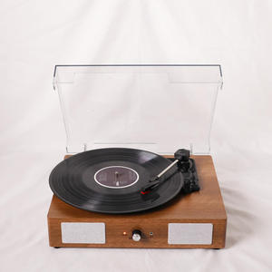 Tocadiscos de Vinilo con Altavoces Integrados, Radio FM USB, Reproducción de 3 Velocidades, Tocadiscos BT, Decoración de Audio para el Hogar, Plástico, Gran Venta - Product Image 4